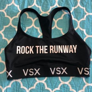 NWOT Victoria Secret black sports bra